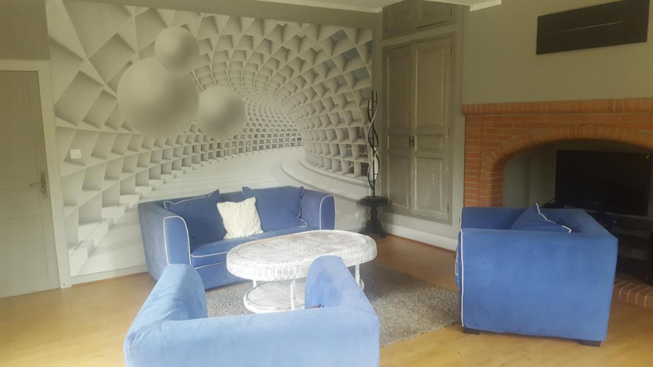 Maison Du 18E De Charme Au Calme Idrac-Respailles Luaran gambar